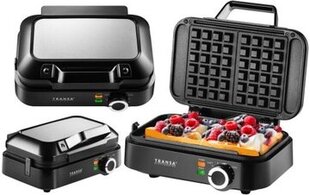 Вафельница Transa Electronics TwoWaffles 1500Вт цена и информация | Вафельницы и электрические блинницы | kaup24.ee