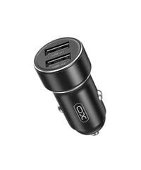 XO car charger CC53 12W 2x USB black цена и информация | Зарядные устройства для телефонов | kaup24.ee