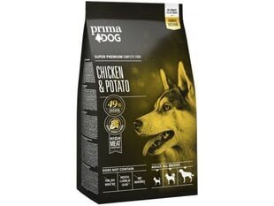 Prima Dog täistoit kana-kartul kõikidele täiskasvanud koertele (kasvatajapakk) / 20 kg цена и информация | Сухой корм для собак | kaup24.ee