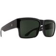 Солнечные очки Spy Cyprus, матовые черные с темно-синими поляризационными линзами