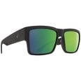 Солнечные очки Spy Cyprus, матовые черные с темно-синими поляризационными линзами