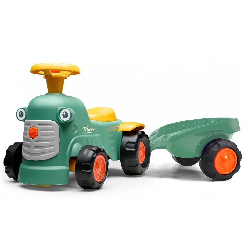 Tõuketraktor Falk, roheline цена и информация | Imikute mänguasjad | kaup24.ee