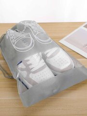 Детский мешок для обуви Electronics LV-333, серый, 3 шт цена и информация | Вешалки и мешки для одежды | kaup24.ee