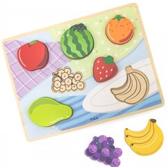 viga puidust puslepildid, puuviljafiguurid hind ja info | Imikute mänguasjad | kaup24.ee