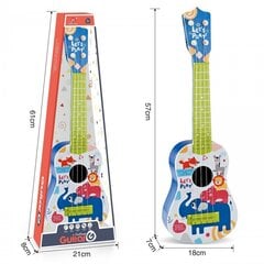 woopie klassikaline kitarr lastele, sinine 57cm цена и информация | Развивающие игрушки | kaup24.ee
