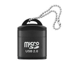 Kaardilugeja usb 2.0, must hind ja info | USB jagajad, adapterid | kaup24.ee