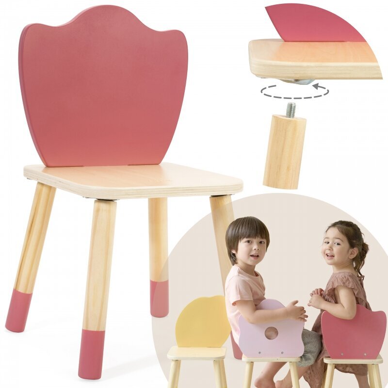 Laste tool Grace Tulip hind ja info | Laste lauad ja toolid | kaup24.ee