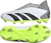 Jalgpallijalatsid lastele Adidas Predator Accuracy.3 LL FG Jr, suurus 30, hall/roheline цена и информация | Jalgpallijalatsid | kaup24.ee