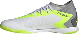Футбольные бутсы Adidas Predator Accuracy.3 IN, размер 46 2/3, белого/зеленого цвета цена и информация | Футбольные бутсы | kaup24.ee