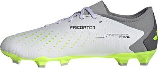 Бутсы футбольные Adidas Predator Accuracy.3 L FG, размер 47 1/3, серого/зеленого цвета цена и информация | Футбольные бутсы | kaup24.ee