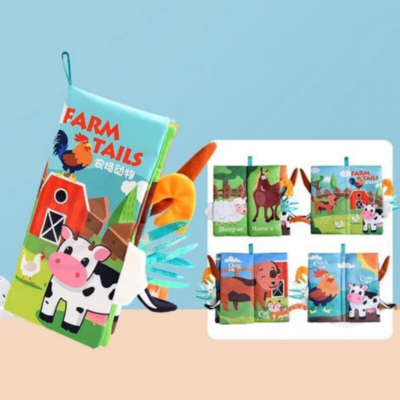 Sensoorne raamat lastele loomasabadega Woopie hind ja info | Imikute mänguasjad | kaup24.ee