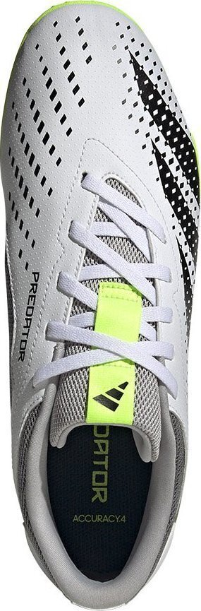 Adidas jalgpallijalatsid Predator Accuracy.4 IN, suurus 44 2/3, valge/roheline цена и информация | Jalgpallijalatsid | kaup24.ee