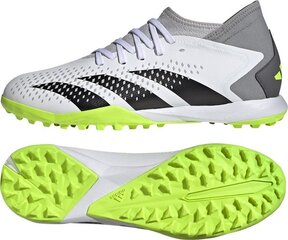 Adidas jalgpallijalatsid Predator Accuracy.3 TF, suurus 45 1/3, hall/roheline hind ja info | Jalgpallijalatsid | kaup24.ee