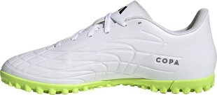 Футбольные бутсы Adidas Copa Pure.4 TF, размер 45 1/3, белого/зеленого цвета цена и информация | Футбольные бутсы | kaup24.ee