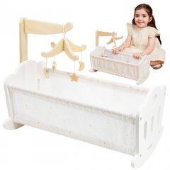 деревянная кровать для кукол viga цена и информация | Игрушки для девочек | kaup24.ee