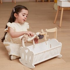 деревянная кровать для кукол viga цена и информация | Игрушки для девочек | kaup24.ee