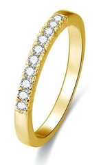Beneto Kullatud hõbesõrmus AGG189 kristallidega hind ja info | Sõrmused | kaup24.ee