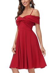 Kleit naistele Curlbiuty, punane hind ja info | Kleidid | kaup24.ee