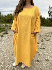 Boho stiilis kleit naistele Sunnyme, kollane hind ja info | Kleidid | kaup24.ee