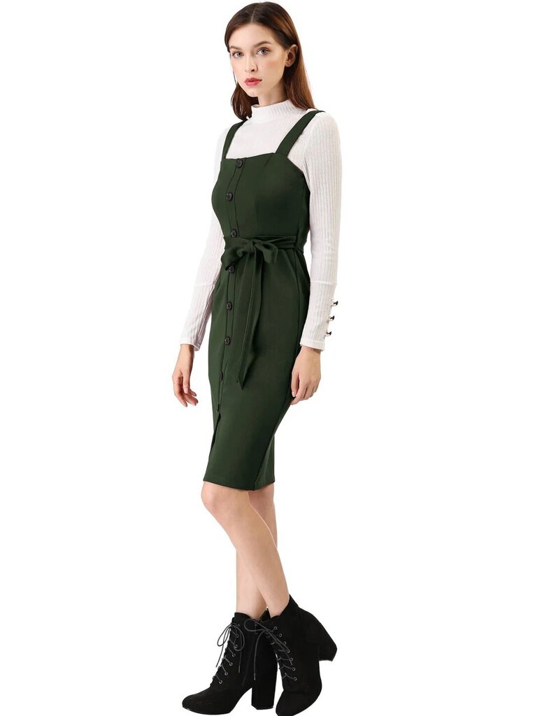 Kleit naistele Allegra K, roheline hind ja info | Kleidid | kaup24.ee