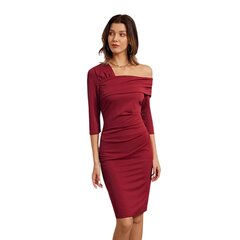 Женское плиссированное платье в стиле ретро Grace Karin, красное цена и информация | Платья | kaup24.ee