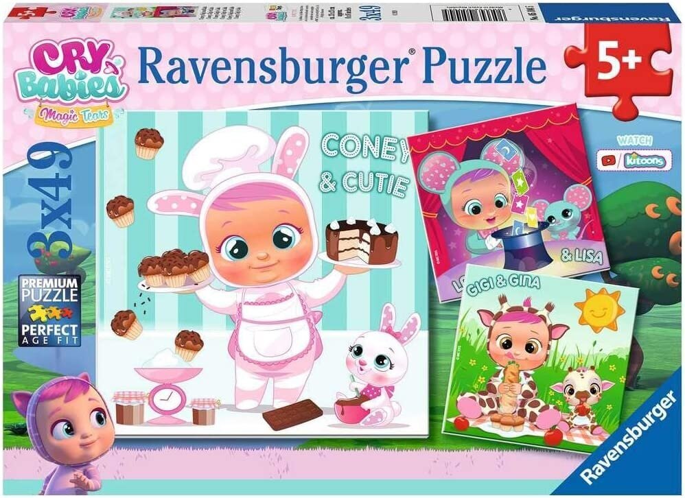 Pusle Ravensburgeri 3x49 tk, 05104 hind ja info | Pusled | kaup24.ee