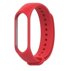 Silikoonrihm Xiaomi Mi Band jaoks 5/ Xiaomi Mi Band 6 - punane цена и информация | Аксессуары для смарт-часов и браслетов | kaup24.ee