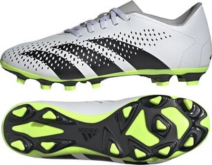 Футбольные бутсы Adidas Predator Accuracy.4 FxG, размер 44, белый/зеленый цвет цена и информация | Футбольные бутсы | kaup24.ee