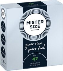Kondoomid Mister Size, 3 tk. hind ja info | Kondoomid | kaup24.ee