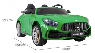 Kahekohaline laste elektriauto Mercedes-Benz GT R, roheline цена и информация | Электромобили для детей | kaup24.ee
