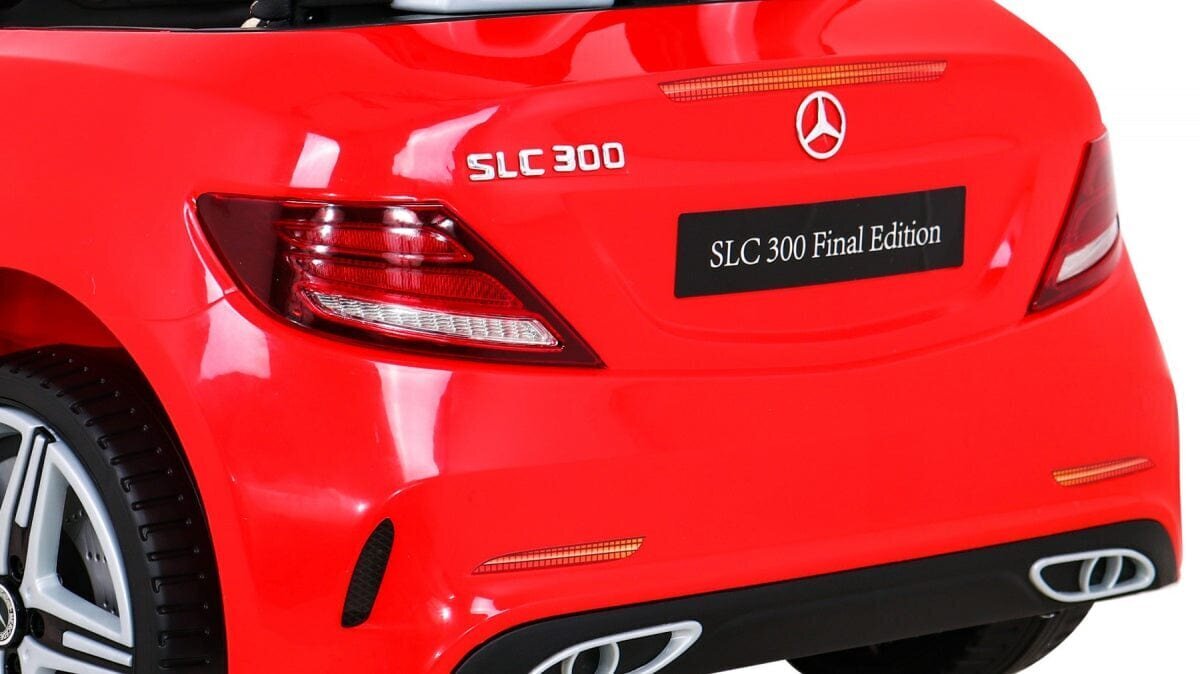 Ühekohaline laste elektriauto Mercedes BENZ SLC300, punane hind ja info | Laste elektriautod | kaup24.ee