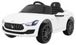 Laste ühekohaline elektriauto Maserati Ghibli SL631, valge hind ja info | Laste elektriautod | kaup24.ee
