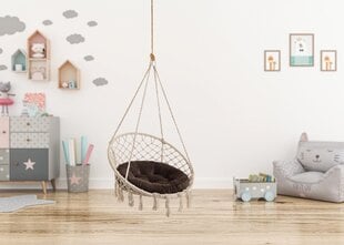 Подушка для кресла Hobbygarden Stork, коричневая цена и информация | Подушки, наволочки, чехлы | kaup24.ee