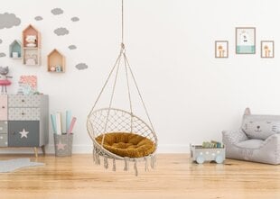 Подушка для кресла Hobbygarden Stork, желтая цена и информация | Подушки, наволочки, чехлы | kaup24.ee