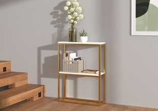 Консольный столик ADRK Furniture Mason, золотой/белый цена и информация | Столы-консоли | kaup24.ee