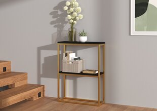 Консольный стол ADRK Furniture Mason, черный/золотой цена и информация | Столы-консоли | kaup24.ee