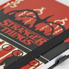 Märkmik pastakaga Stranger things Cerda, punane hind ja info | Kirjutusvahendid | kaup24.ee