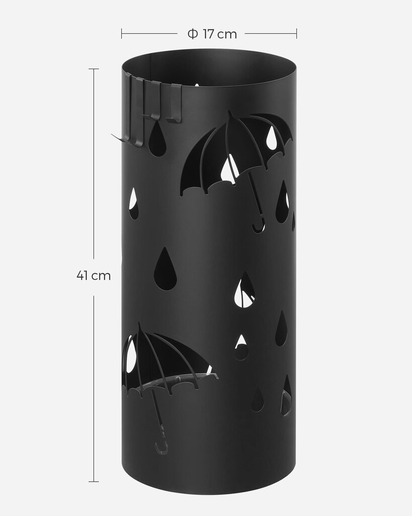 Vihmavarju hoidja, must hind ja info | Päikesevarjud, markiisid ja alused | kaup24.ee