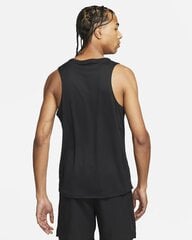 Мужская тренировочная футболка Nike MILER, черный цвет цена и информация | Мужская спортивная одежда | kaup24.ee
