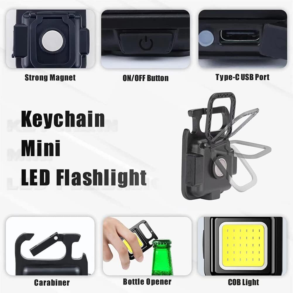 Mini LED-lamp Dkiil, 2 tk цена и информация | Taskulambid, prožektorid | kaup24.ee