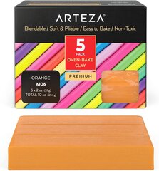 Arteza Polymer savi, pakend 284 g, oranž hind ja info | Kunstitarbed, voolimise tarvikud | kaup24.ee