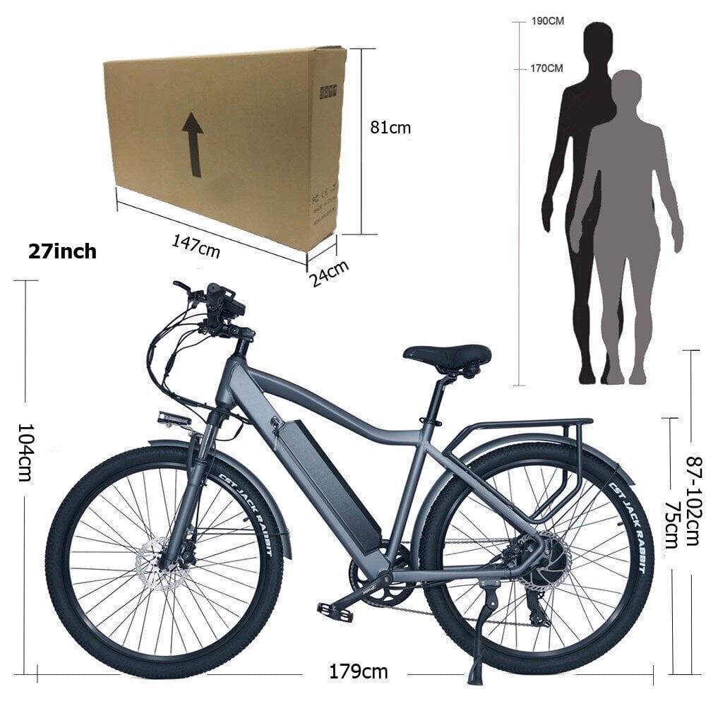 Elektrijalgratas Cmacewheel F26, 29", hall, 500W, 17Ah hind ja info | Elektrirattad | kaup24.ee