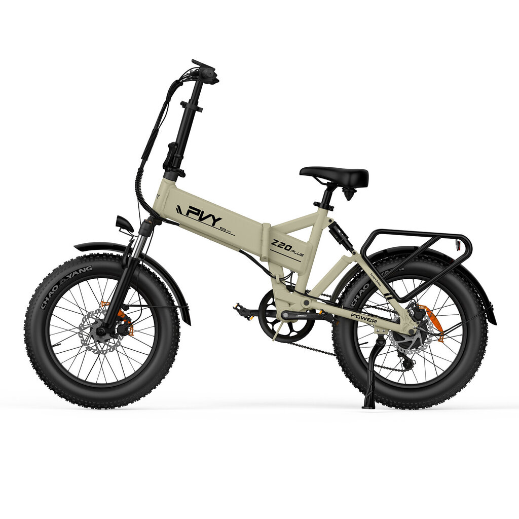 Elektrijalgratas PVY Z20 Plus, 20", khaki, 1000W, 16,5Ah hind ja info | Elektrirattad | kaup24.ee