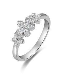 Beneto Очаровательное серебряное кольцо с цирконами AGG465 цена и информация | Кольцо | kaup24.ee