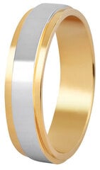 Beneto Женское двухцветное обручальное кольцо из стали SPD05 цена и информация | Кольца | kaup24.ee