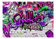 Fototapeet - Purple Graffiti цена и информация | Fototapeedid | kaup24.ee