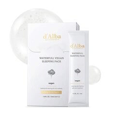 d'Alba Waterfull Vegan Sleeping Pack 4ml*12packs цена и информация | Маски для лица, патчи для глаз | kaup24.ee