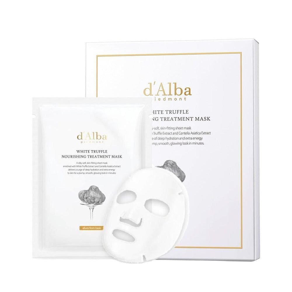 Näomask d'Alba White Truffle Nourishing Treatment, 25ml x 5 tk hind ja info | Näomaskid, silmamaskid | kaup24.ee
