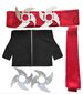 Ninja ülikond SHURIKEN DAGGERS, 110-116 hind ja info | Karnevali kostüümid | kaup24.ee