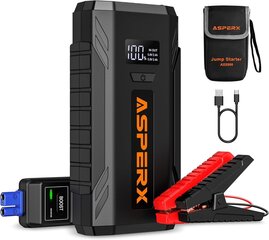 Power Bank Asperx, 2000A, 12V, starter цена и информация | Зарядные устройства | kaup24.ee